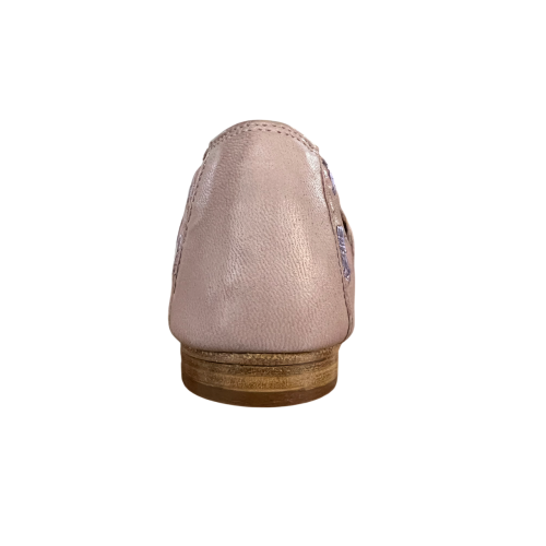 KUDETA’ ballerina donna bimateriale laminato cipria/lilla 514141 FAR WEST MADE IN ITALY