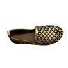 KUDETA’ scarpa donna traforata laminata oro 314102 LAME’ MADE IN ITALY