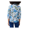 ZANETTI 1965 camicia cotone stampa floreale liberty azzurro ZB0134-A11712