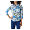 ZANETTI 1965 camicia cotone stampa floreale liberty azzurro ZB0134-A11712