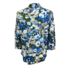 ZANETTI 1965 camicia cotone stampa floreale liberty azzurro ZB0134-A11712