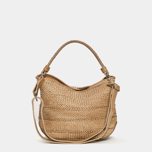 REPTILE'S HOUSE sand leather handbag H810V99038 SOUL Made in Italy