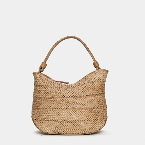 REPTILE'S HOUSE borsa a mano in pelle sand H810V99038 SOUL Made in Italy