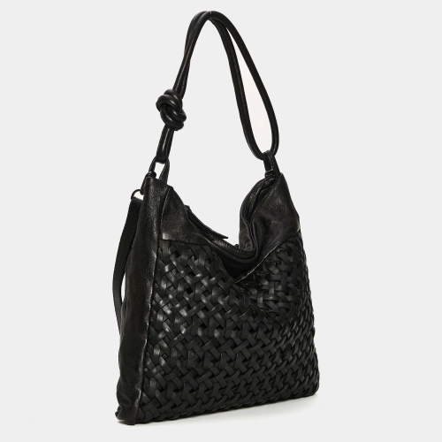 REPTILE'S HOUSE shopper nero EVE H826V02 ERIX Made in Italy