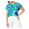 MARINA SPORT by Marina Rinaldi t-shirt con stampa verde/azzurro 2518971077600 MAGA