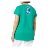 MARINA SPORT by Marina Rinaldi t-shirt con stampa verde/azzurro 2518971077600 MAGA