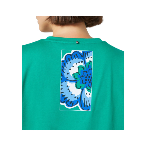 MARINA SPORT by Marina Rinaldi t-shirt con stampa verde/azzurro 2518971077600 MAGA