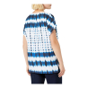 PERSONA by Marina Rinaldi crew neck oversized t-shirt 001 white/blue 2513971192 KRISS