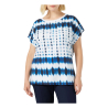 PERSONA by Marina Rinaldi crew neck oversized t-shirt 001 white/blue 2513971192 KRISS