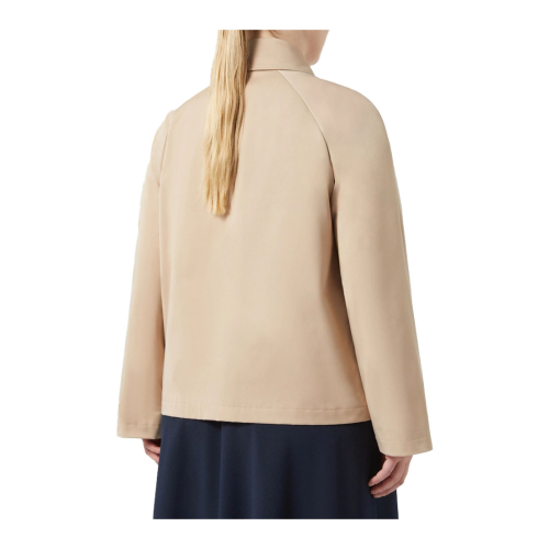 PERSONA by Marina Rinaldi linea N.O.W trench corto gabardina beige 2513021075600 GIAVA