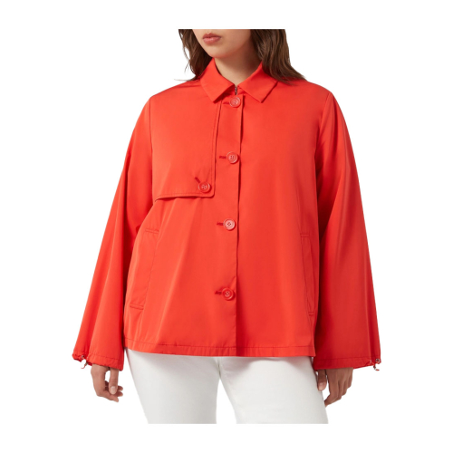 PERSONA by Marina Rinaldi trench donna corto corallo 2513021031 TESORO
