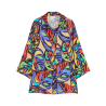 PERSONA by Marina Rinaldi N.O.W line black/multicolor oversized blouse 2513191056600 PACCHE