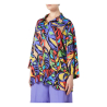 PERSONA by Marina Rinaldi N.O.W line black/multicolor oversized blouse 2513191056600 PACCHE