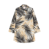 PERSONA By Marina Rinaldi oversized shirt with leaves pattern white/black/camel 2513191036600 RAID
