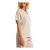 MOLLY BRACKEN women's boxy knitted sweater beige LA1729DP 100% polyester