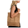 MOLLY BRACKEN women's crochet bag biscuit BA150DE 100% polyester