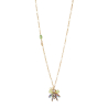 SODINI Collana lunga con insettino pendente Flora Multicolor 331195