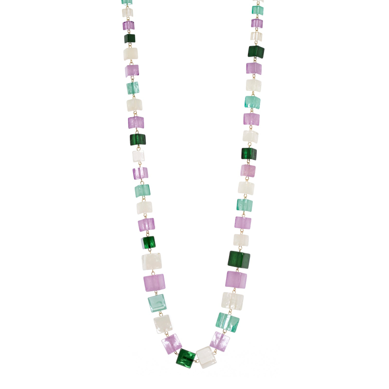 SODINI Kaaba 832107W MULTICOLOR degradé long necklace