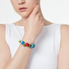 SODINI Bracciale elastico grandi boule, perline, anellini Partenope 551759