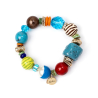 SODINI Bracciale elastico grandi boule, perline, anellini Partenope 551759