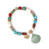 SODINI Elastic bracelet with pendant shell Partenope 551762