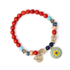 SODINI Elastic bracelet boule and disk with Partenope flower 551754
