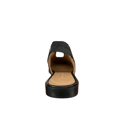 ENTOURAGE ILLIMITED black women's shoe open at the back ANNA MADE IN ITALY