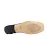 ENTOURAGE ILLIMITED black women's shoe open at the back ANNA MADE IN ITALY
