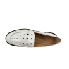 ENTOURAGE ILLIMITED women's unlined white moccasin MILU MADE IN ITALY