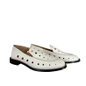 ENTOURAGE ILLIMITED women's unlined white moccasin MILU MADE IN ITALY