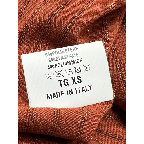 ORIMUSI women's t-shirt small stripes lurex CARDO LUREX MADE IN ITALY