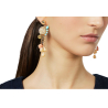 SODINI Orecchini chiocciolina e catenelle Ondina Multicolor 331256