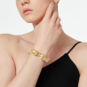 SODINI Bracciale elastico a grandi cubi Kaaba Bianco 832111D