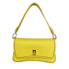 VISONA’ borsa donna a spalla impunture in tinta 24803 CALIFORNIA MADE IN ITALY