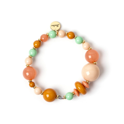 SODINI Bracciale elastico boule variegate Chantal Multicolor 832148
