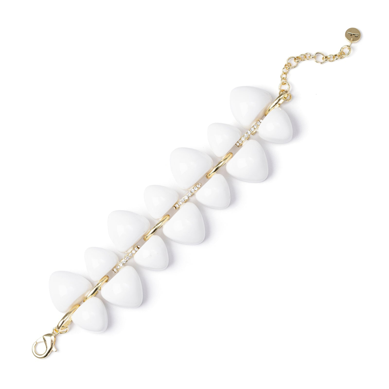 SODINI Bracelet with large gems Cocoon White 853032A