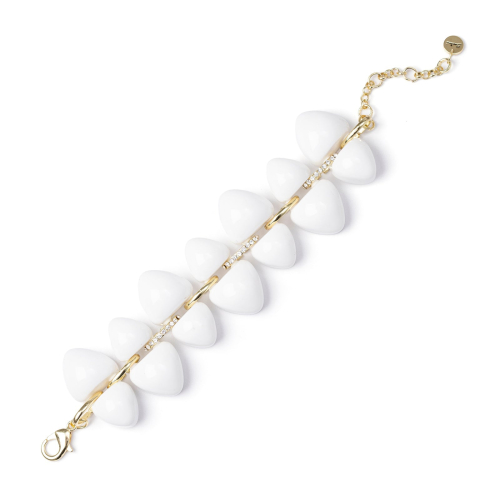 SODINI Bracelet with large gems Cocoon White 853032A