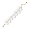 SODINI Bracciale con grandi gemme Cocoon Bianco 853032A