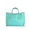 RIPANI borsa donna acquamarina con logo in tinta  E621LL ALDA MADE IN ITALY