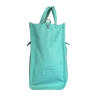 RIPANI borsa donna acquamarina con logo in tinta  E621LL ALDA MADE IN ITALY
