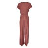 FEELING by JUSTMINE women's palazzo jumpsuit orange/purple/aqua pattern E2759 6106 MADE IN ITALY