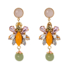 SODINI Flora Multicolor Insect and Ball Earrings 331214