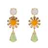 SODINI Daisy and Drop Earrings Flora Multicolor 331217