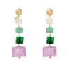 SODINI Orecchini con pendente scalare Kaaba Multicolor 832116W