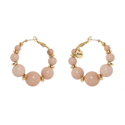 SODINI Orecchini a cerchio e boule degrade Chantal 832153XC CIPRIA