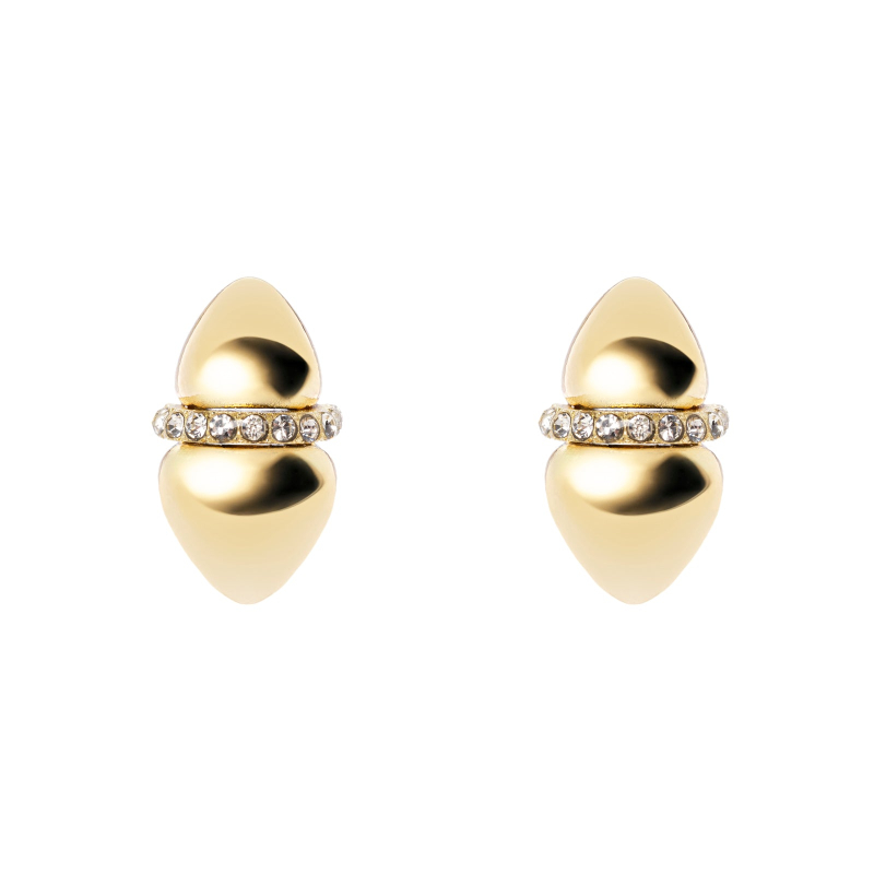 SODINI Orecchini a due gemme metallo Cocoon Oro 853034D