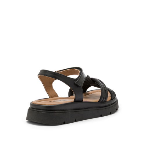 CARMENS sandalo donna pelle flat A55305 THEA TWIST 100% pelle