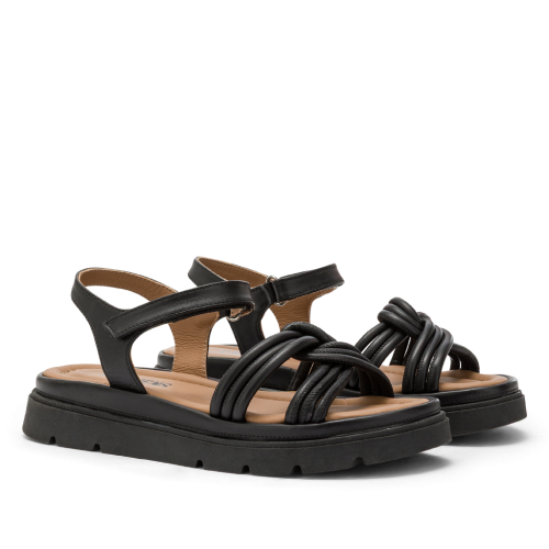 CARMENS sandalo donna pelle flat A55305 THEA TWIST 100% pelle