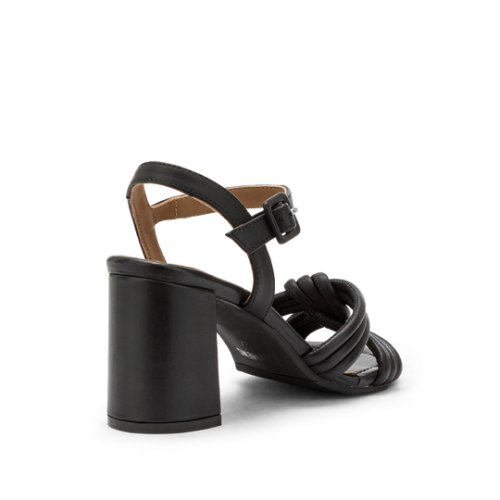 CARMENS sandalo donna pelle nero A55304 RENEW TWIST 100% pelle