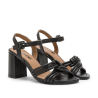 CARMENS sandalo donna pelle nero A55304 RENEW TWIST 100% pelle